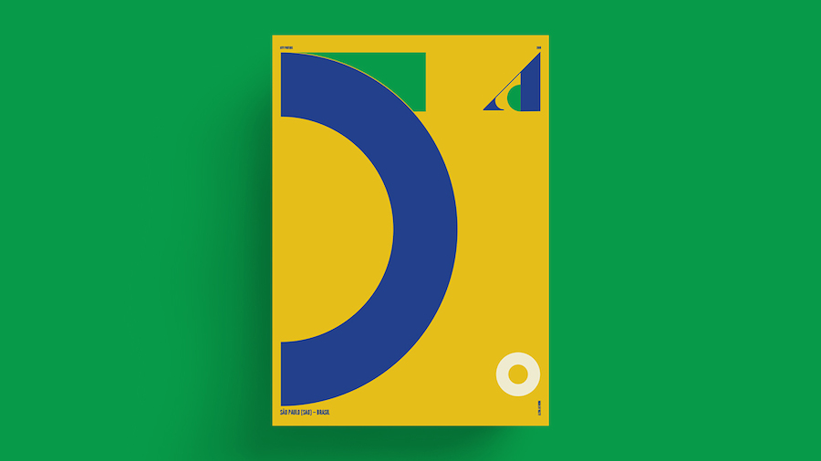 Poster Series of Cities From Around the World-17