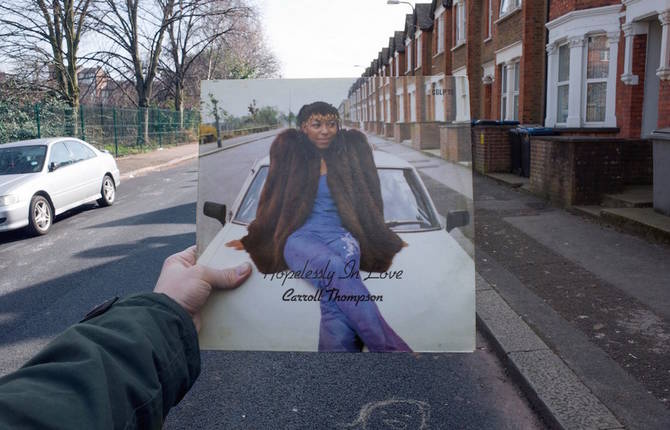 Vintage Reggae Records Captured in Their Former Setting