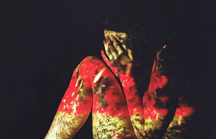 Sensual Body Art Projections by Davis Ayer