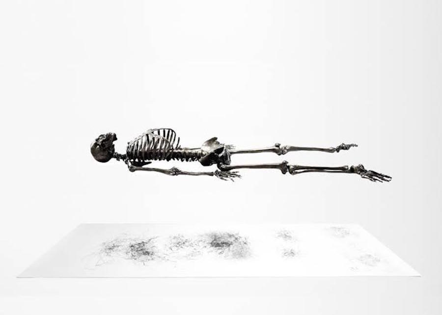 Vibrating Self-Drawing Graphite Skeleton-0