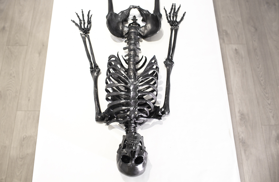 Vibrating Self-Drawing Graphite Skeleton-4