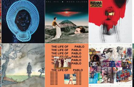 10 Best Album Covers of 2016