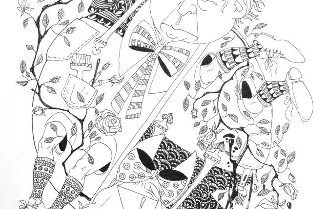 Beautiful Illustrated Card Deck Inspired by Alice in Wonderland