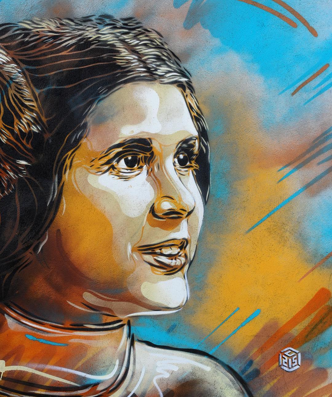 Art Tribute to Carrie Fisher – Fubiz Media