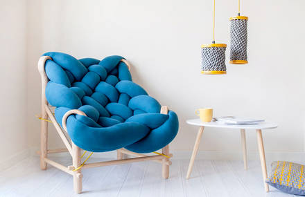 Comfy Oversized Woven Chair by Veega Tankun