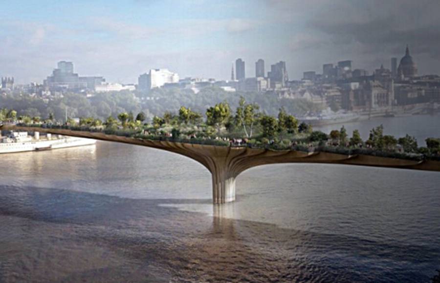 New Stunning London Garden Bridge Project