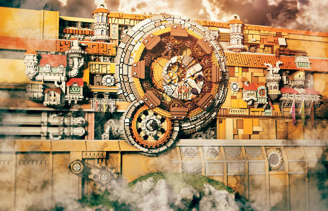 Amazing Minecraft Constructions Created with Billions of Blocks