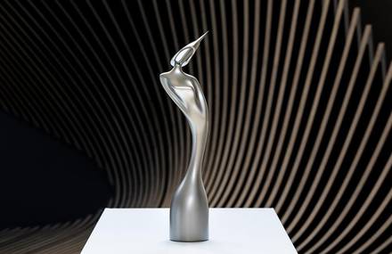 Visionary Zaha Hadid Brit Awards 2017 Statuette