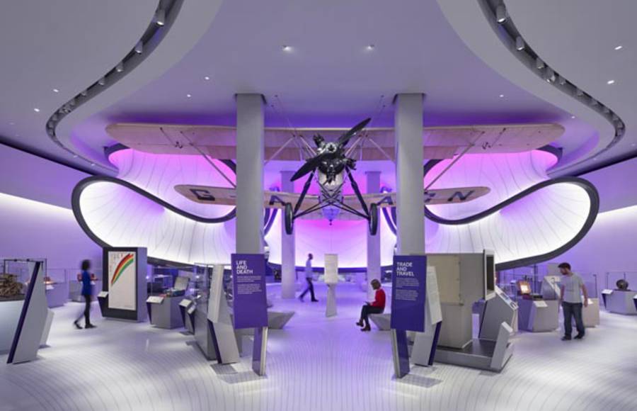 Pop and Aerodynamic Zaha Hadid Gallery at London Science Museum