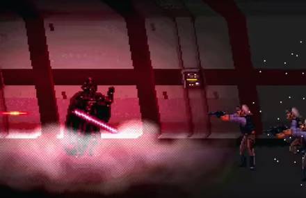 16-Bit Darth Vader Fight Scene in Rogue One