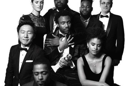 Black and White Portraits of Stars at the Golden Globes Ceremony 2017