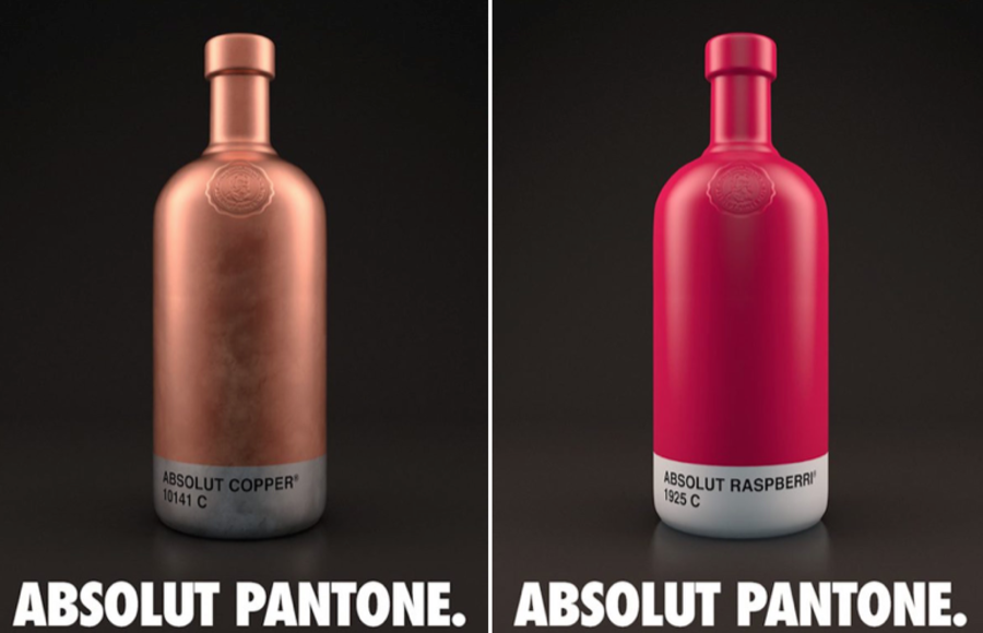 Refreshing Pantone Absolut Bottles