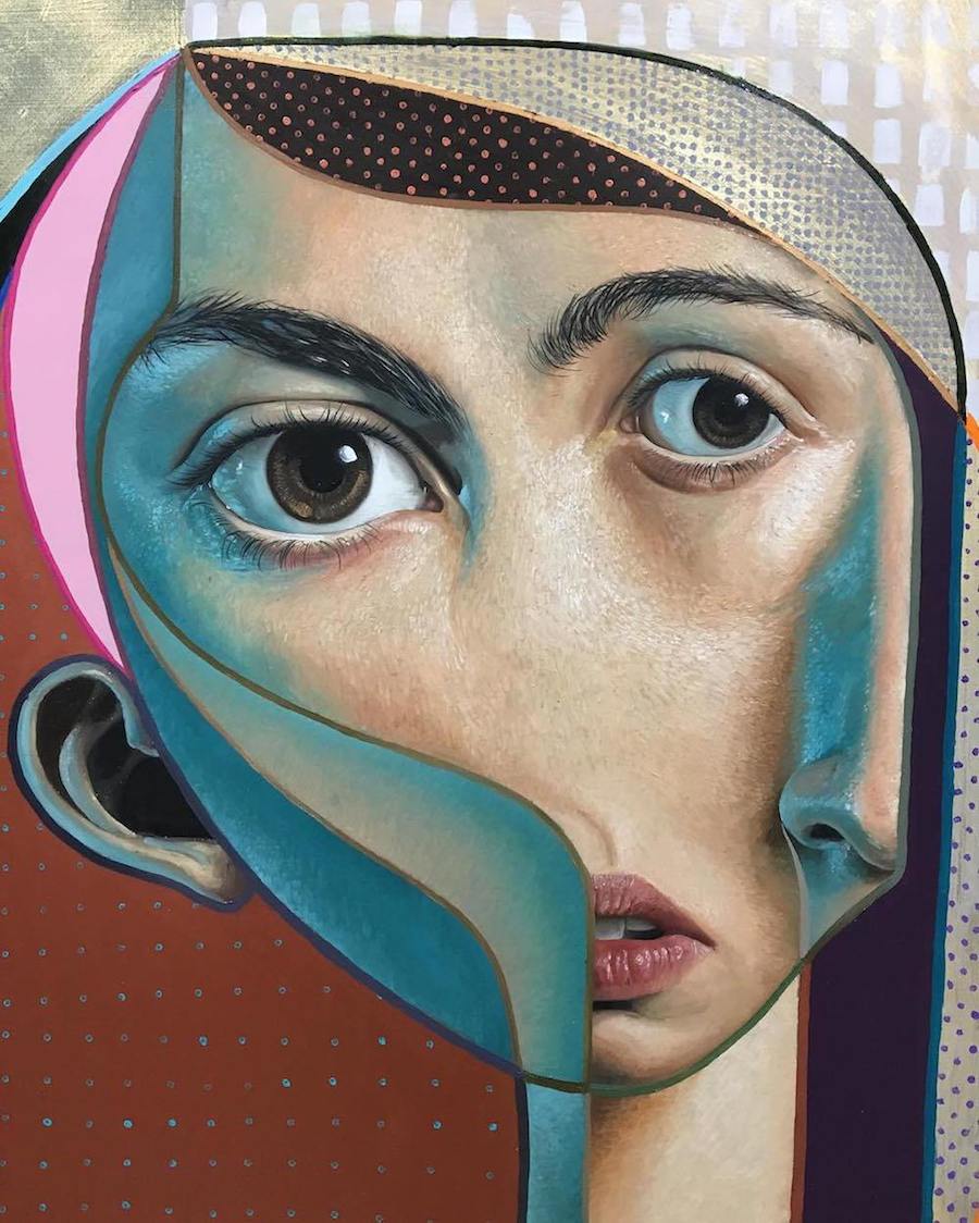 Creative and Colorful Cubist Murals by Belin-5
