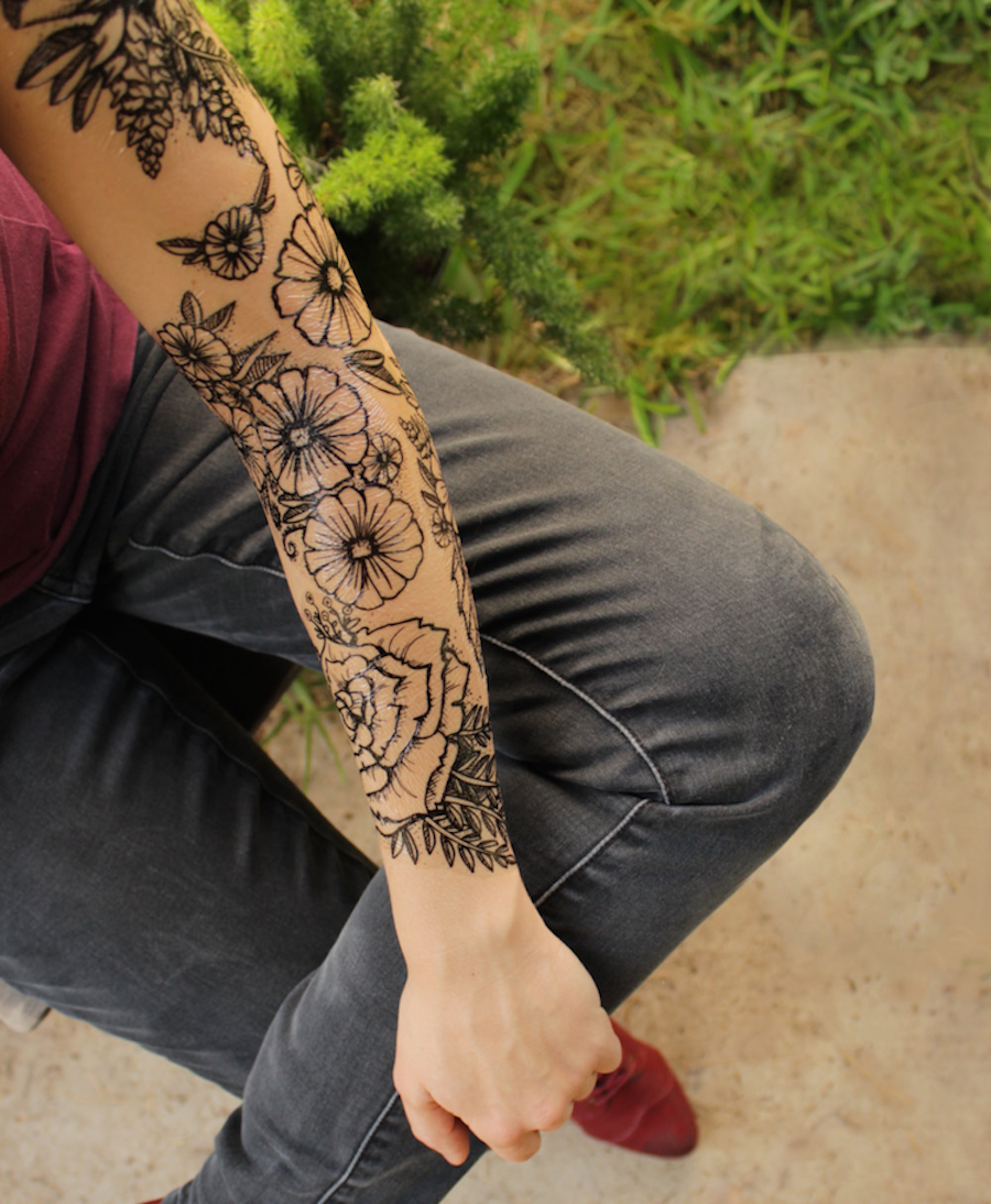 Cute Temporary Tattoos Paying Tribute to the Beauty of Nature-14