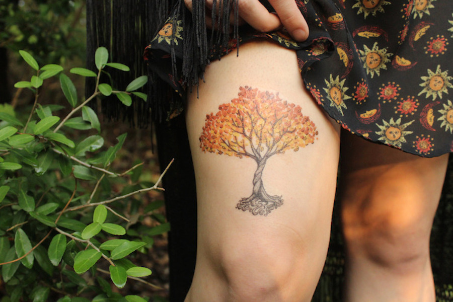 Cute Temporary Tattoos Paying Tribute to the Beauty of Nature-3