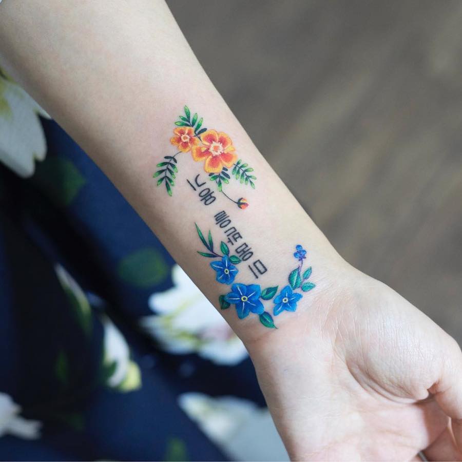 Delicate and Cute Ornamental Tattoos-11