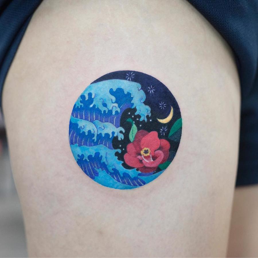 Delicate and Cute Ornamental Tattoos-9