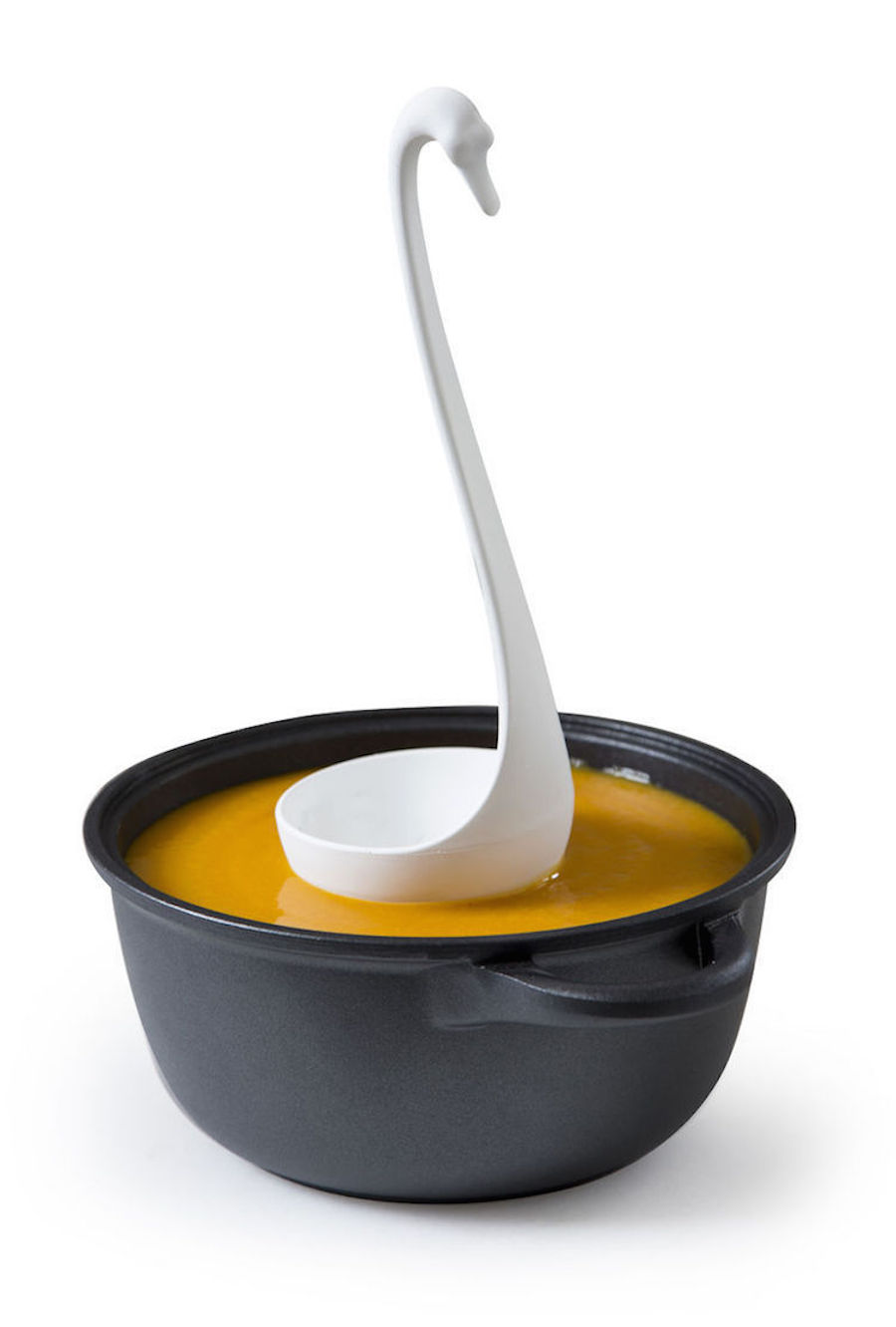 Funny Floating Swan-Shaped Ladle by OTOTO Design-2