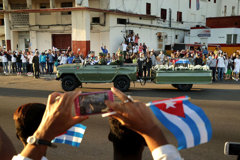 Fidel Castro's Remains Travel Across Cuba Ahead Of His Burial