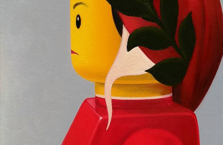 Iconic Paintings Reimagined with LEGO Figures