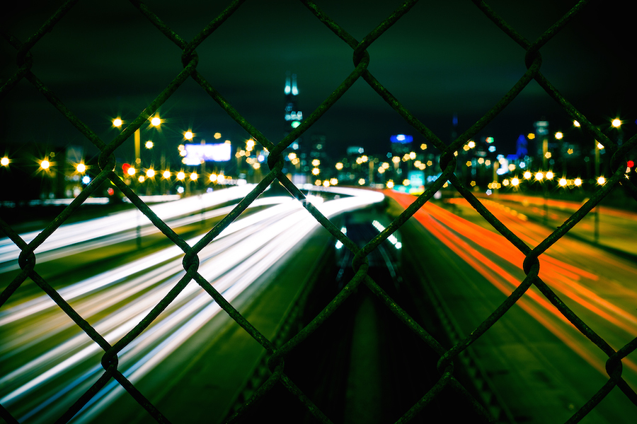 Luminous Nocturnal Atmosphere in Chicago-1