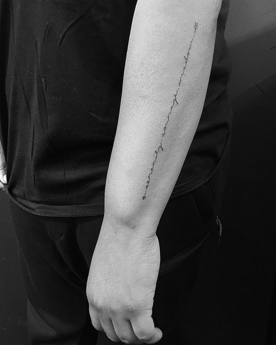 Powerful Black Minimalist Tattoos-15