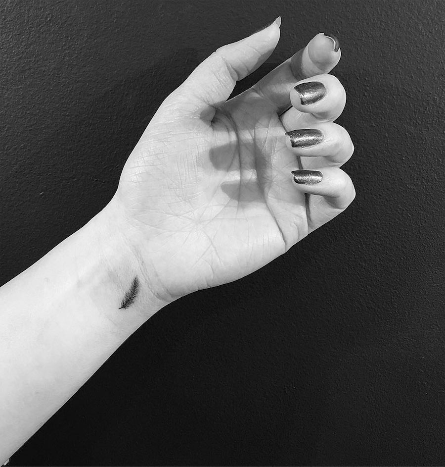 Powerful Black Minimalist Tattoos-16