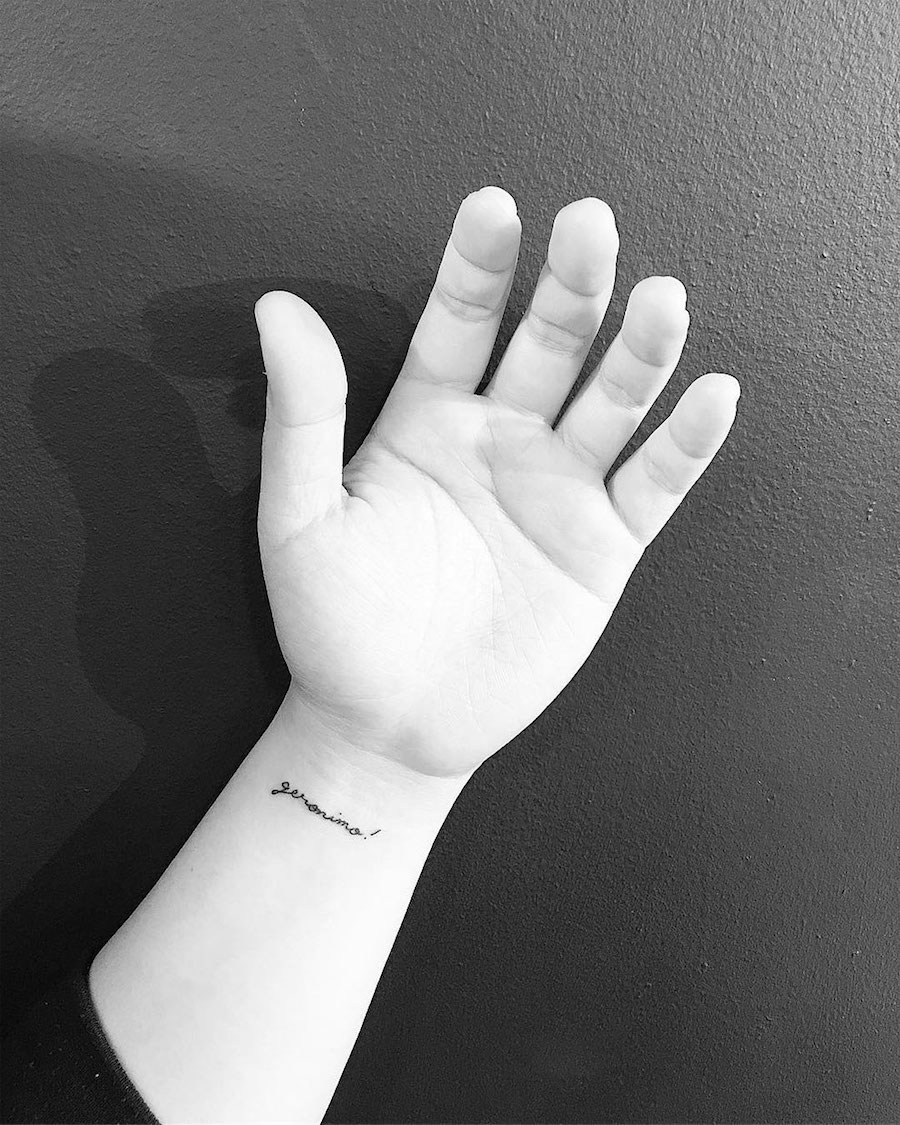 Powerful Black Minimalist Tattoos-8