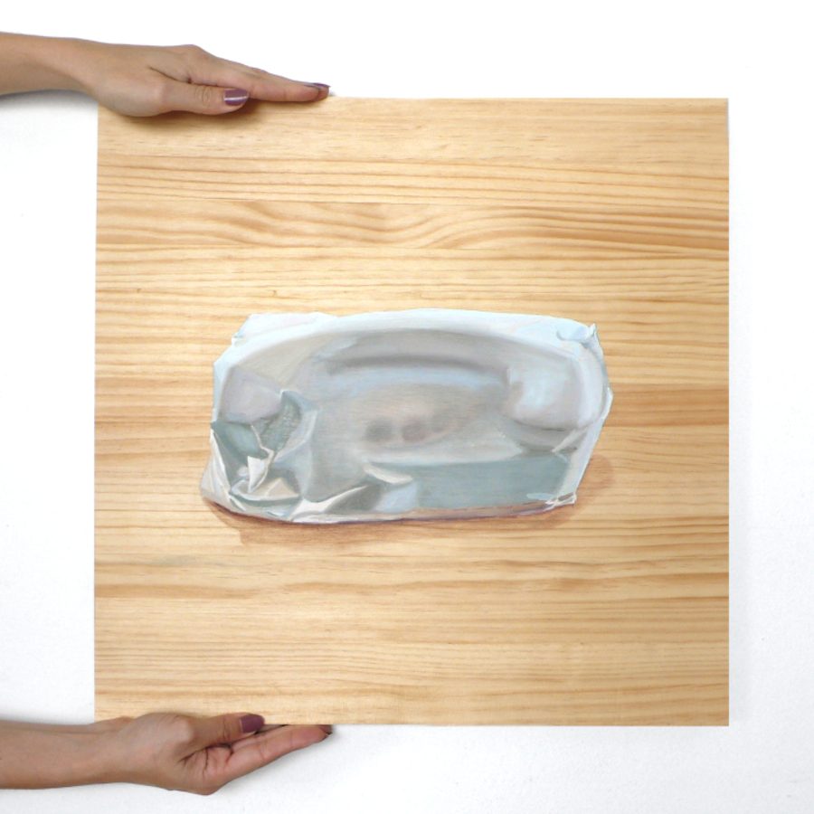 Realistic Aluminium-Like Paintings on Wood-7