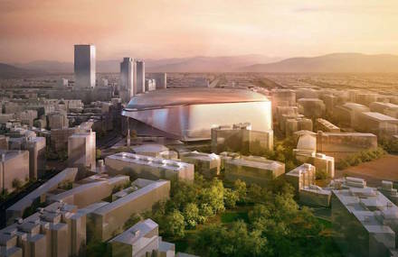 Future Santiago Bernabéu Stadium 3D Plans