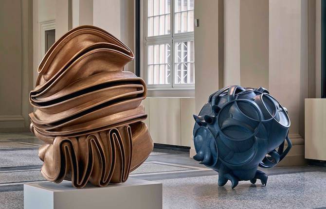 Sculpture Exhibition in Darmstadt by Tony Cragg