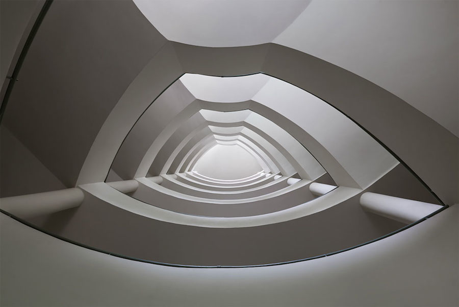 Spiral and Geometric Staircases Shot From Above-15