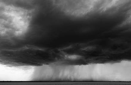 Stunning Storms in Black and White