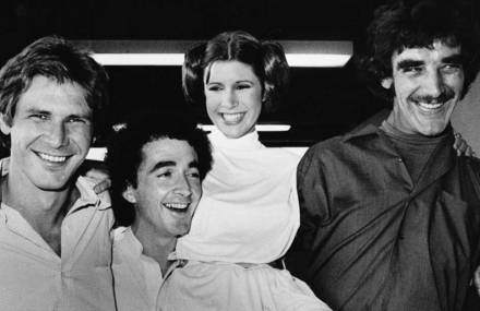Unique and Rare Star Wars Pictures in Hommage to Carrie Fisher