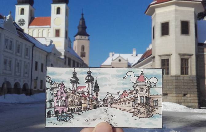 Beautiful Drawings of Cities by Maxwell Tilse