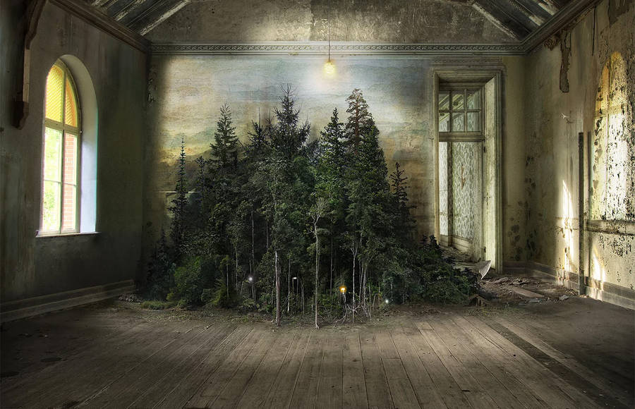 Apocalyptic and Enchanting Photomontages by Suzanne Moxhay