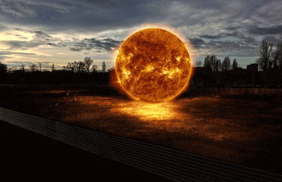 Stunning Animated GIFs of the Sun on  Earth