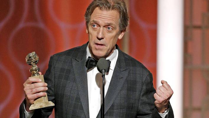 Humorous Hugh Laurie’s Speech at the Golden Globes