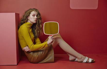 Colorful and Pop Portraits by Agata Wolanska