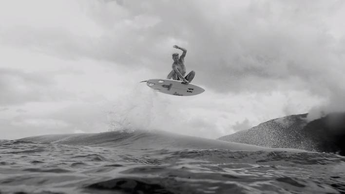 Poetic Black and White Surf Spot by Sébastien Zanella