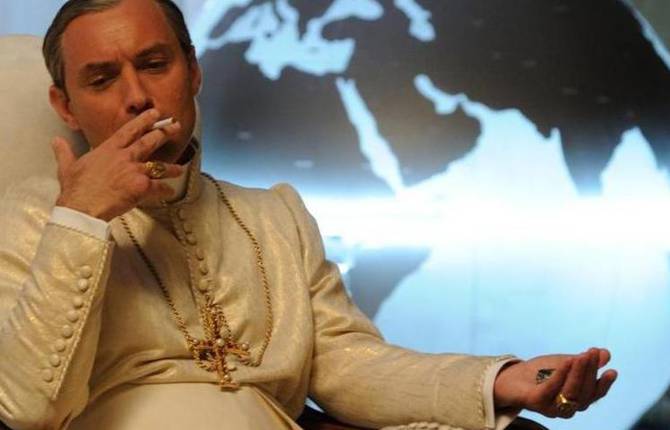Great Jude Law Pictures from The Young Pope
