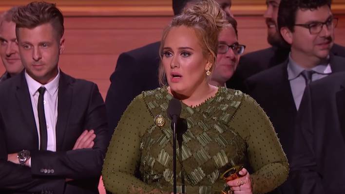 Adele’s poignant speech at the Grammy Awards