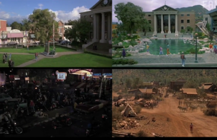 Comparing Video of Back to the Future Series