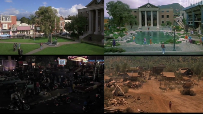 Comparing Video of Back to the Future Series