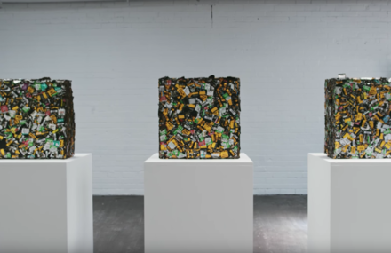 50 000 Film Canisters Turned Into a Piece of Art