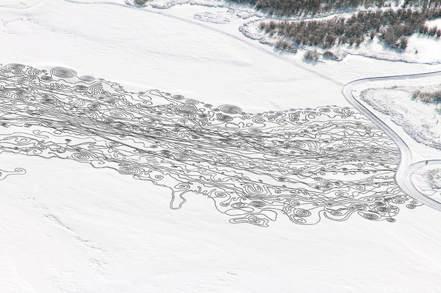 Complex and Artistic Snow Drawings by Sonja Hinrichsen-10