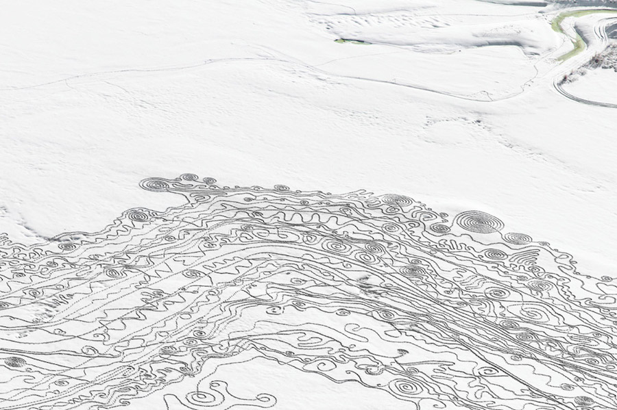 Complex and Artistic Snow Drawings by Sonja Hinrichsen-3