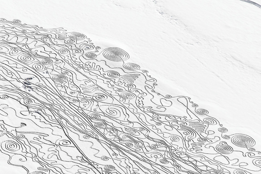 Complex and Artistic Snow Drawings by Sonja Hinrichsen-6