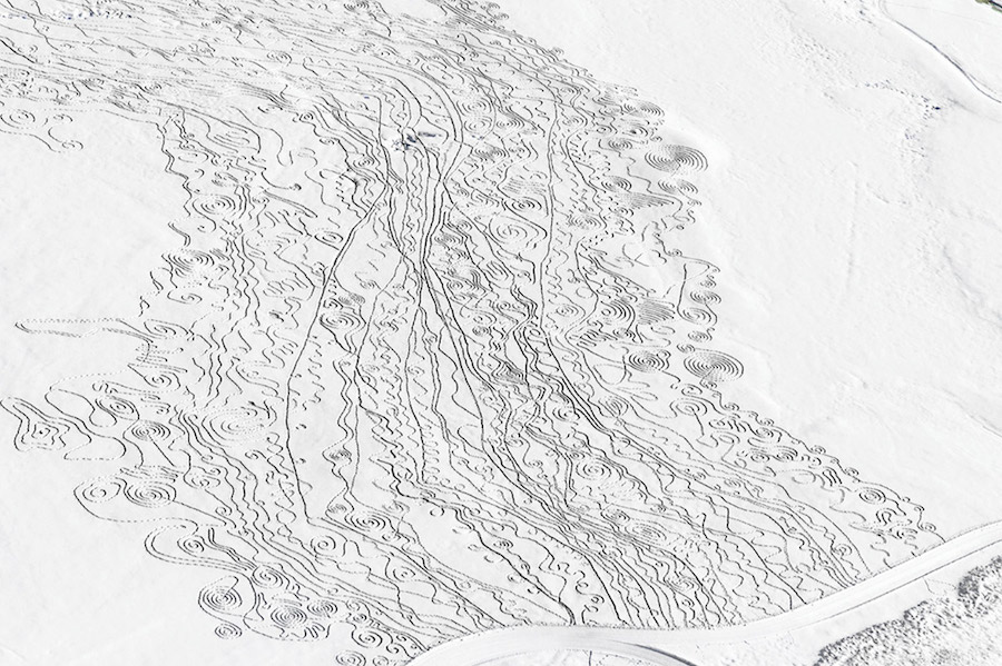 Complex and Artistic Snow Drawings by Sonja Hinrichsen-9