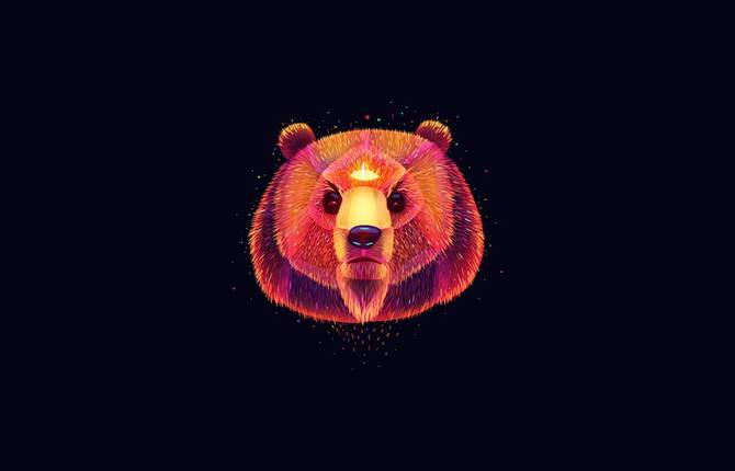 Digital Light Illustrations of Animals